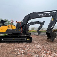 Excavadora Volvo EC240 Usada de Alto Rendimiento, 24T, Excavadora Hidráulica Original, Venta Directa de Fábrica, Rentable para el Trabajo