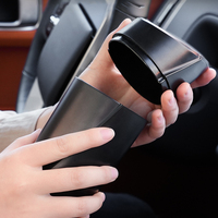 Nouvelle poubelle multifonctionnelle mini pour voiture, double usage (véhicule et maison), seau de rangement portable et étanche
