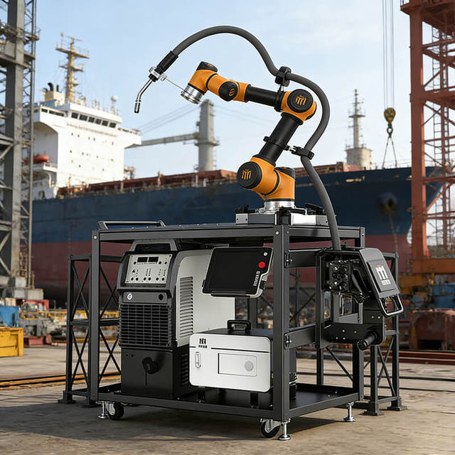 Collaborative Welding Robot Easy Programming Drag Teach Welding Robot for Small Batch Production