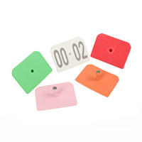 TPU Upgrade Blank Cattle Ohr marken 100PCS Manipulation sichere Tier identifikation Vieh Ohr marken Rinder Kühe Schweine Schaf Ziegen