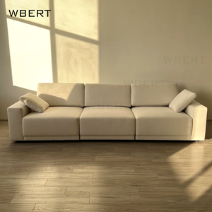 WBERT RhSupplier Norteamérica moderno personalizado <span class=keywords><strong>Bella</strong></span> Modular múltiples configuraciones tela sala de estar conjunto RH muebles sofá - Product Image 5