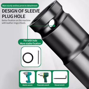 10PCS Set Kunci Hexagon Baja Karbon Tinggi Kelas Industri Lapisan Oksida Hitam Model Panjang OEM Peralatan Perbaikan Mobil 1/2 8-24mm - Product Image 5