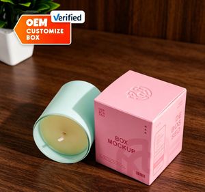 Caja Rígida Cuadrada Personalizable con Logotipo en Relieve para Empaque de Cosméticos, Papel de Arte, Maqueta OEM - Product Image 1