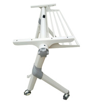 Bureau portable de table pliable en métal, meuble scolaire moderne, pieds