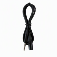 Câble de microphone XLR mâle-femelle OEM RH-X052 avec blindage spiralé, gaine en PVC, conducteur en cuivre sans oxygène