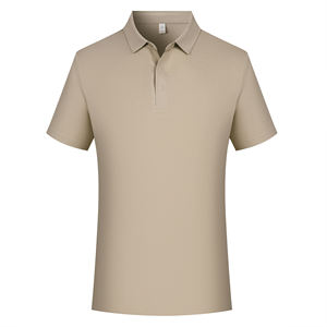 เสื้อโปโลแขนสั้นผู้ชาย สีพื้น ผ้าฝ้าย ระบายอากาศได้ดี สวมใส่สบาย ผ้าปิเก้ ทรงปกติ - Product Image 5