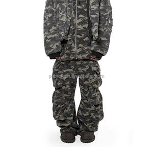 ขายส่งกลางแจ้งที่กําหนดเองพิมพ์ยูทิลิตี้กระเป๋าผู้ชายกางเกง Camo คาร์โก้ทํางานถุงกางเกงลายพรางผู้ชาย - Product Image 2