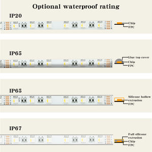 LED-stripverlichting 24V 12V Smart 5050 RGBW met APP-afstandsbediening, flexibel, voor feestjes en bars, 5m/10m/rol - Product Image 5