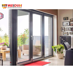 Style économique de haute qualité en aluminium à isolation thermique, portes patio parallèles inclinables et coulissantes, verre coupe-vent pour balcon et jardin - Product Image 5