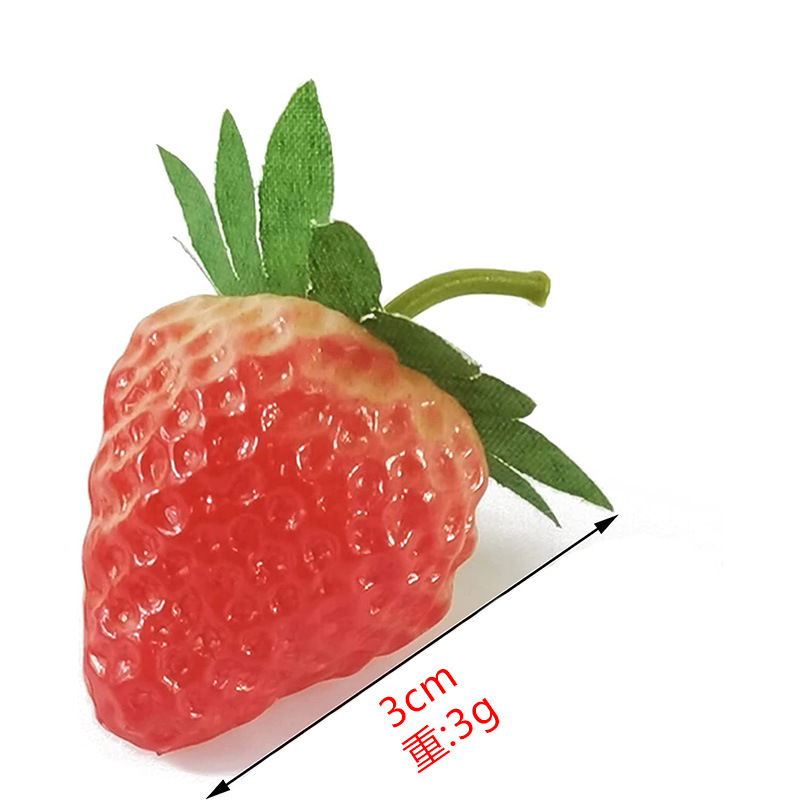 Fraise pointue - rouge et jaune