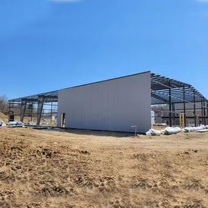 Fábrica de fabricación de edificios de construcción de marco de almacén para la venta estructura de acero fabricada prefabricada personalizada - Product Image 2