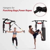 Barra de Dominadas de Acero para Entrenamiento, Máquina de Ejercicio Montada en la Pared para el Hogar