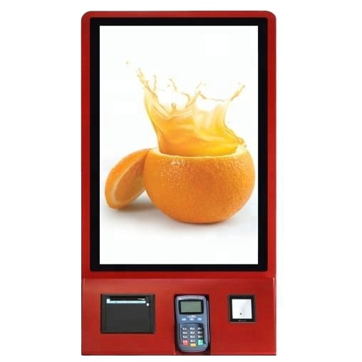 24-дюймовый ЖК-рекламная цифровая вывеска для оплаты собственной личности рынка проверка машина