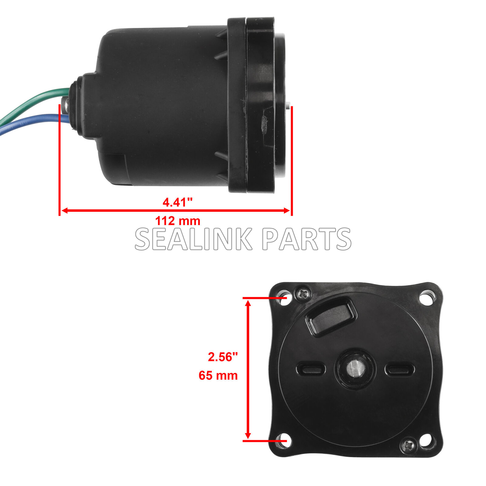 BR Electrical 12V Tilt Trim Motor For Honda BF40 BF50 Marine 2004-2010 36120-ZW4-H12