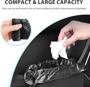 Trash Bags Roll <b>Pack</b> <b>Flat</b> Breakaway Garbage Bags Household Trash Liners Suitable for Kitchen, Bathroom, Office - Product Image 5
