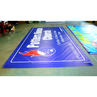 Banner colgante de pared de Pvc para publicidad, cartel de logotipo personalizado para exteriores