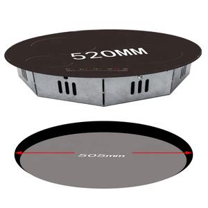 New Technology Round Induction Cooktops with 2 Burner 5000W Touch Control Induction Cookers - Product Image 5