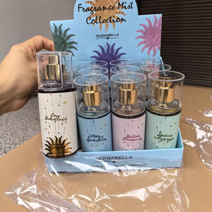 私人标签身体喷雾香水椰子Lavend玫瑰樱花定制女性香草身体喷雾女士和男士 - Product Image 1