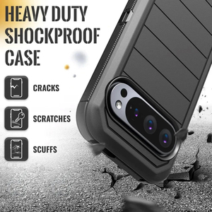 Funda Protectora Resistente y Robusta para Google <span class=keywords><strong>Pixel</strong></span> 9/10/<span class=keywords><strong>11</strong></span> con Clip para Cinturón, Funda Antigolpes para Teléfono Móvil - Product Image 4