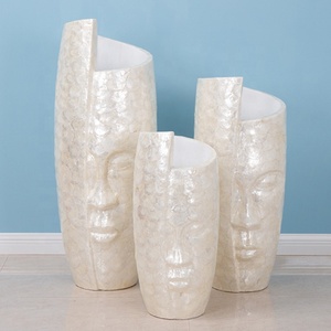 Personalizzato Nordic <span class=keywords><strong>Vaso</strong></span> di Decorazione Umani <span class=keywords><strong>Faccia</strong></span> In Fibra di vetro <span class=keywords><strong>Vaso</strong></span> per Mobili Per La Casa - Product Image 6