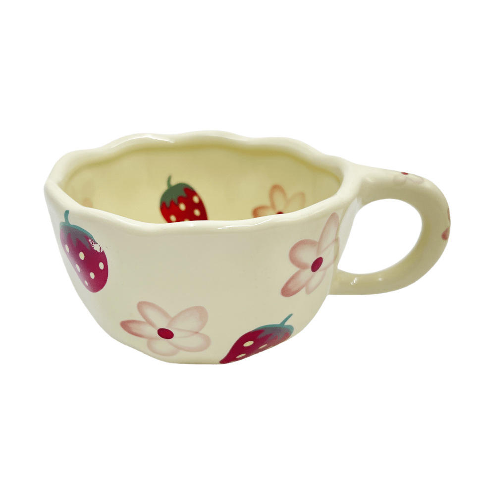 Fraise jaune blanche