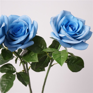 Flores Artificiales de Alta Calidad, Color Otoñal, Tacto Real, Hidratantes, Rosa <span class=keywords><strong>Carola</strong></span>, Decoración para Bodas, Día de San Valentín, Acción de Gracias - Product Image 3