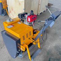 Rouleau compresseur vibrant à tambour unique FVR-650S, machine compacteuse hydraulique de 330 kg pour la compactation de l'asphalte et des sols