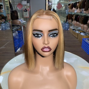 Perruque Bob 2x6 de 8 pouces, version améliorée, 100% cheveux humains, poids élevé, coupe courte et droite pour femmes - Product Image 3