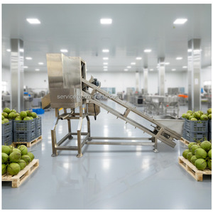 Máquina Recolectora de Agua de Coco Fresco de Acero Inoxidable, Máquina Automática para Cortar Coco Joven por la Mitad - Product Image 1