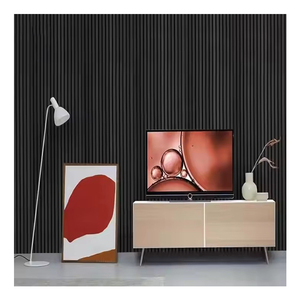 Paneles Acústicos TianGe de 108'' de Altura (270 cm), Paneles Acústicos 3D de Madera de Roble Ahumado de 3000 mm para Interiores - Product Image 1