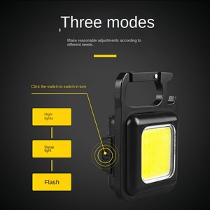 <span class=keywords><strong>Linterna</strong></span> <span class=keywords><strong>LED</strong></span> Portátil Recargable por USB, con Cadena para Llaves, Funciona con Pilas AA, Mini <span class=keywords><strong>Linterna</strong></span> para Camping y Actividades al Aire Libre, IP65, Multifuncional, Cuerpo de Plástico - Product Image 4