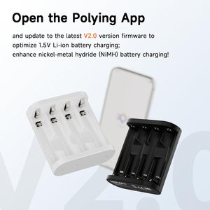 Cargador de Baterías Inteligente A4 Air de 4 Compartimentos para Baterías AAA y AA, Entrada USB de 18W, Funcionamiento Inalámbrico Doméstico, Recargable 10500 - Product Image 2