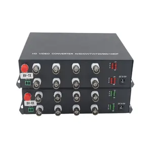TVI/AHD/CVI 8 Channels Fiber Optical Video Converter Digital to analog 8ch BNC Converter