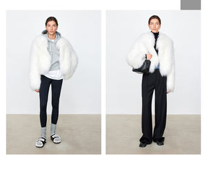 YR030 Muchos colores Abrigo corto de piel de cordero tibetano genuino para mujer Aceptamos chaqueta de cordero de oveja mongol personalizada - Product Image 4