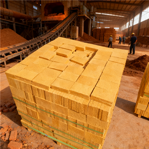 Ladrillos Refractarios de Magnesia de Alta Calidad para Hornos de <span class=keywords><strong>Vidrio</strong></span> y Paredes Cortafuego de Edificios, Moldeados y Cortados a Medida - Product Image 1