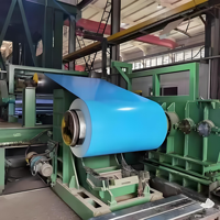 Bobine d'acier prélaqué PPGL en gros, bobine d'acier Galvalume prépeinte 0,2-1,0 mm, rouleau revêtu de zinc-alume avec service de pliage de précision pour bardage
