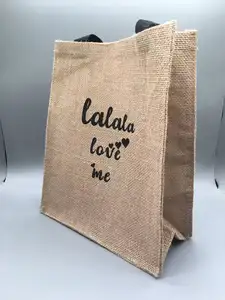 Eco Friendly Recycled Large Canvas Handbag Cotton Natural Embroidery Printed Logo Leather Handle Shopping Market Tote Bags