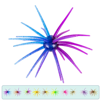 Honoreal OEM/ODM Umpan Ikan Urchin TPE Dua Warna 12.5cm/13.5cm/16.5cm Umpan Turnamen Universal Produksi Bulanan 18000pcs
