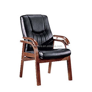 Wooden <b>Cheap</b> Price Four Leg <b>Office</b> Visitor <b>Chair</b> for Meeting Area - Product Image 2