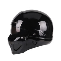 Casque de moto et de scooter modulaire unisexe en ABS style samouraï, multicolore, protection pour la conduite en extérieur