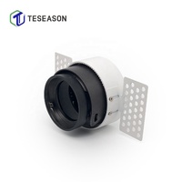 TP422R1-AJ(75) Çerçevesiz Gömme Spot Işık Döküm Alüminyum ve PC 130mm Kapak 75mm Kesim Ölçüsü IP20