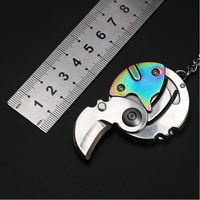 Mini pièce ronde poche extérieure couteau pliant Portable tournevis ensemble porte-clés multifonctionnel EDC outil pour Camping randonnée