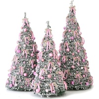 LEDORA LIGHTING Arbre de Noël pliable à LED télescopique sur pied pour la maison, l'hôtel, la décoration extérieure des fêtes