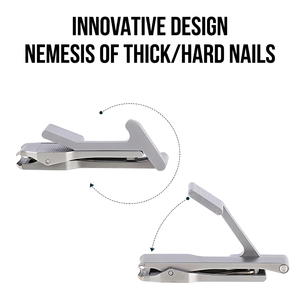 Coupe-ongles en acier inoxydable avec récupérateur, outil de toilettage portable pour doigts et orteils, sans désordre - Product Image 4