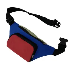 Marsupio marsupio borse a tracolla S M L marsupio marsupio con 2 tasche per sport da corsa