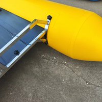 Tube flottant pour la pêche, tube flottant robuste pour la pêche, matériau PVC, catamaran pliable, bateaux de pêche gonflables à vendre
