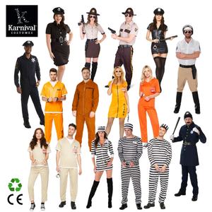 Disfraz de preso sexy para mujer Halloween ODM al por mayor, conjunto de actuación de juego de rol para fiesta de Cosplay, vestido de prisionero naranja, insignia, película de TV - Product Image 2