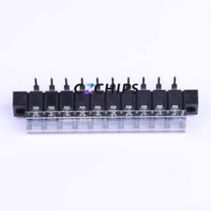 KF28RM-7.62-10P Barrier Terminal Block Bent Lead Through Hole,P=7.62mm Connector With Cover Plate 7.62mm 1x10P Right Angle Pin - Product Image 1