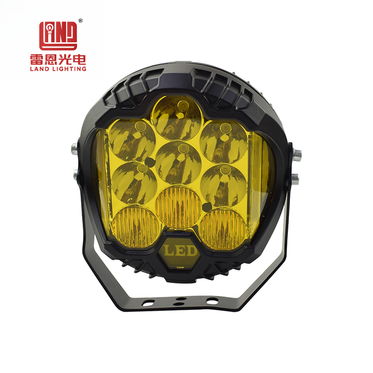 Factory Price LED Work Light Yellow Spot Light Truck Driving Light for Car Off-road Vehicles ATV UTV