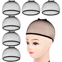 1000 pièces/lot filets à cheveux en Nylon jetables Invisible ventiler filet à cheveux pour porter une perruque grande maille élastique doublé filet à perruque